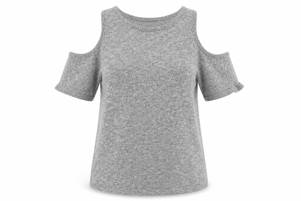 Womens UK Size 8 New Look Grey Pullover Jumper