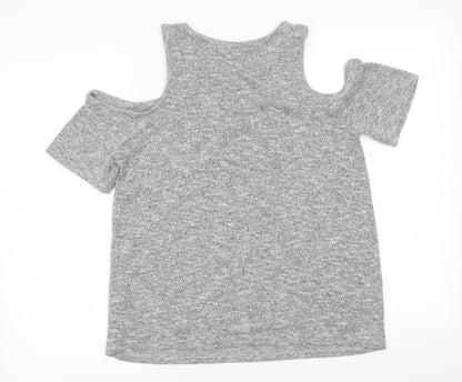 Womens UK Size 8 New Look Grey Pullover Jumper