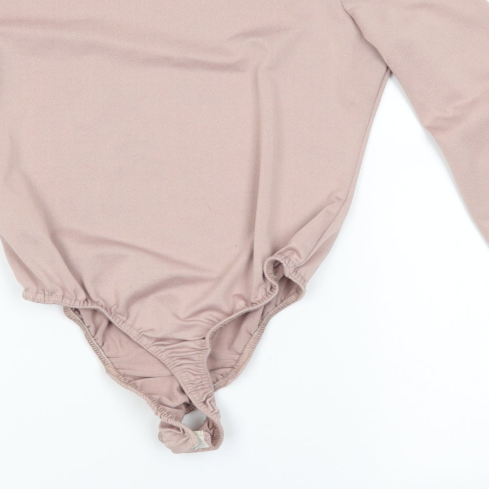 Womens UK Size 8 Missguided Pink Basic Blouse