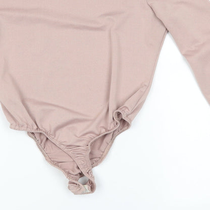 Womens UK Size 8 Missguided Pink Basic Blouse