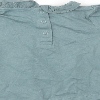 TU Girls Green   Basic T-Shirt Size 3-6 Months