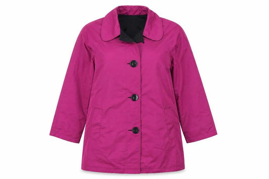 Centrigrade Womens Purple   Rain Coat Coat Size M