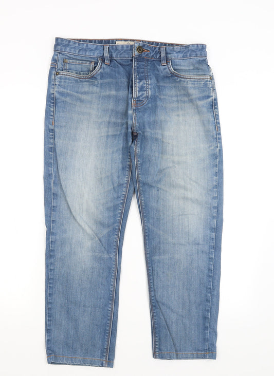 NEXT Mens Blue   Straight Jeans Size 32 in L24 in