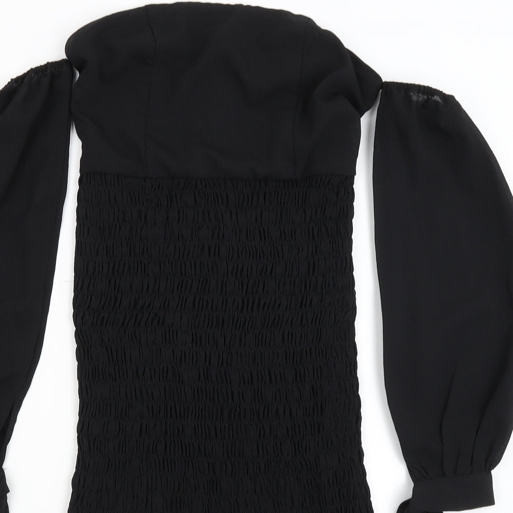 Boohoo  Womens Black   Bodycon  Size 8