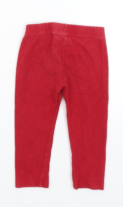 Mayoral Girls Red   Capri Trousers Size 2 Years