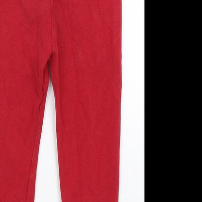 Mayoral Girls Red   Capri Trousers Size 2 Years