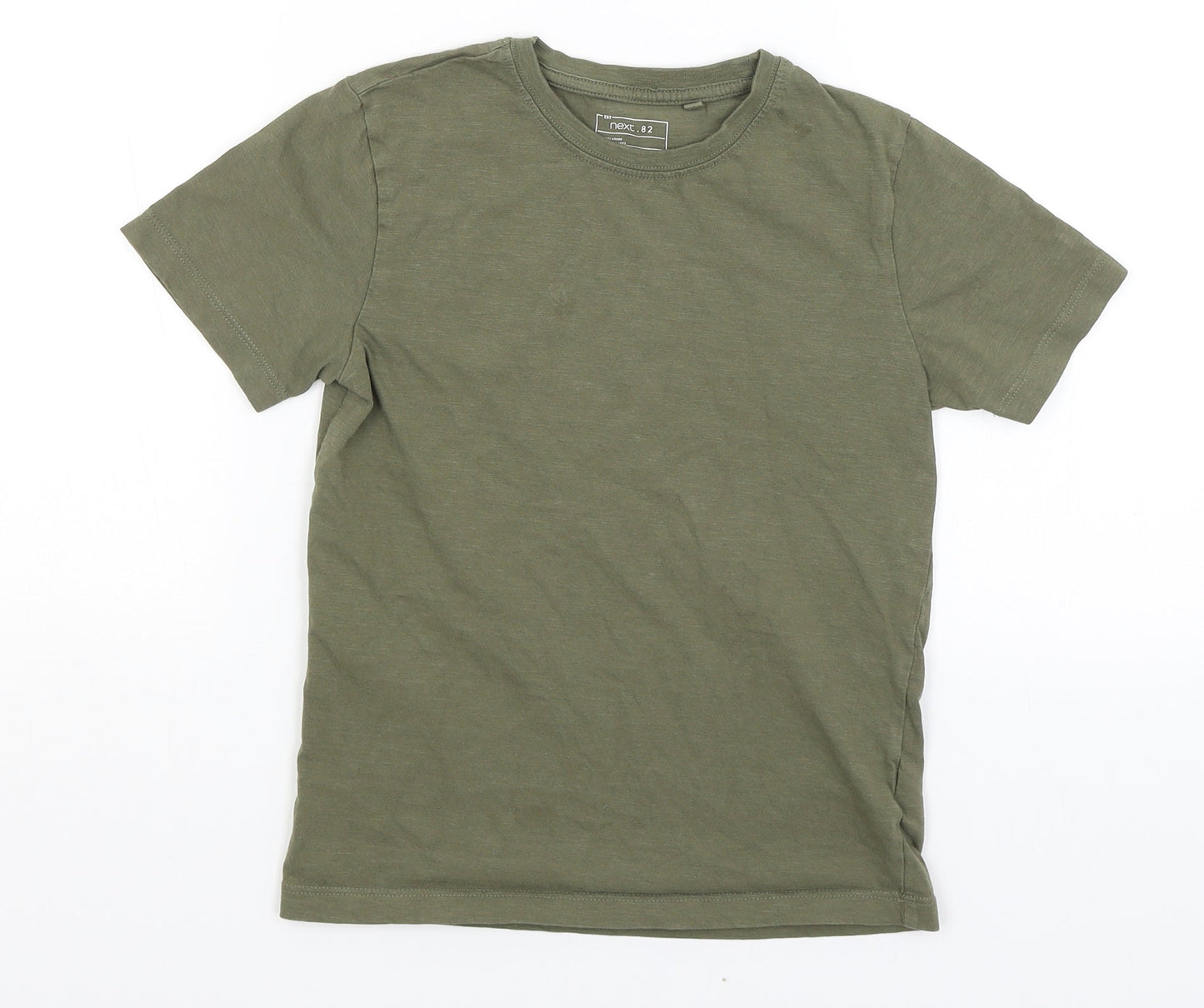 NEXT Boys Green   Basic T-Shirt Size 7 Years