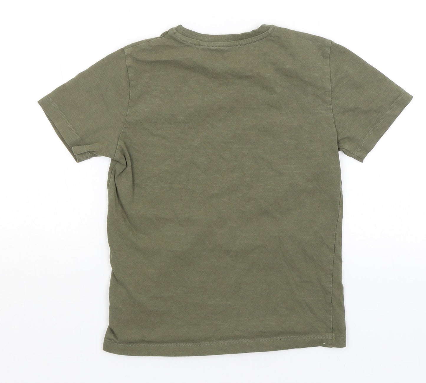 NEXT Boys Green   Basic T-Shirt Size 7 Years