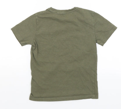 NEXT Boys Green   Basic T-Shirt Size 7 Years