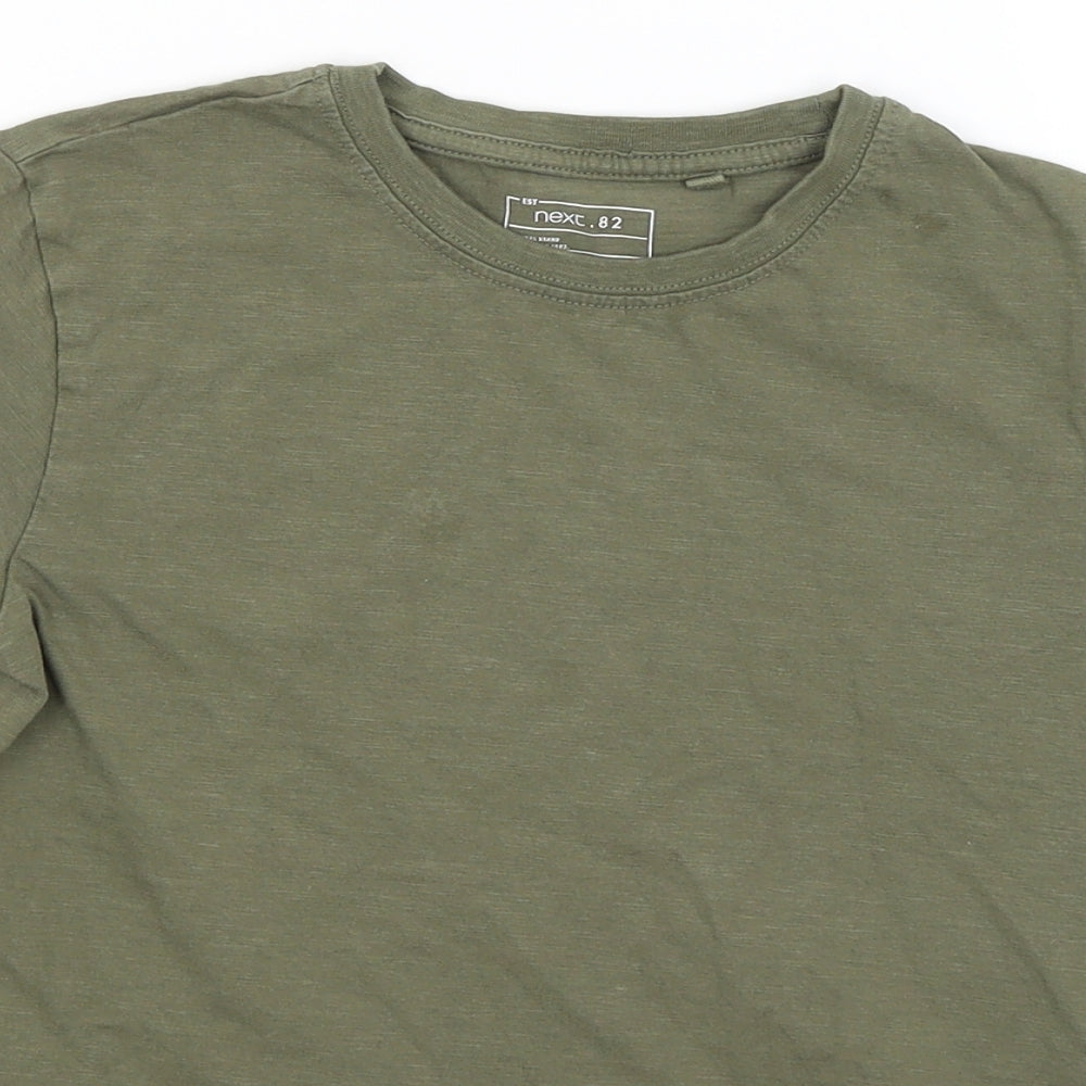NEXT Boys Green   Basic T-Shirt Size 7 Years