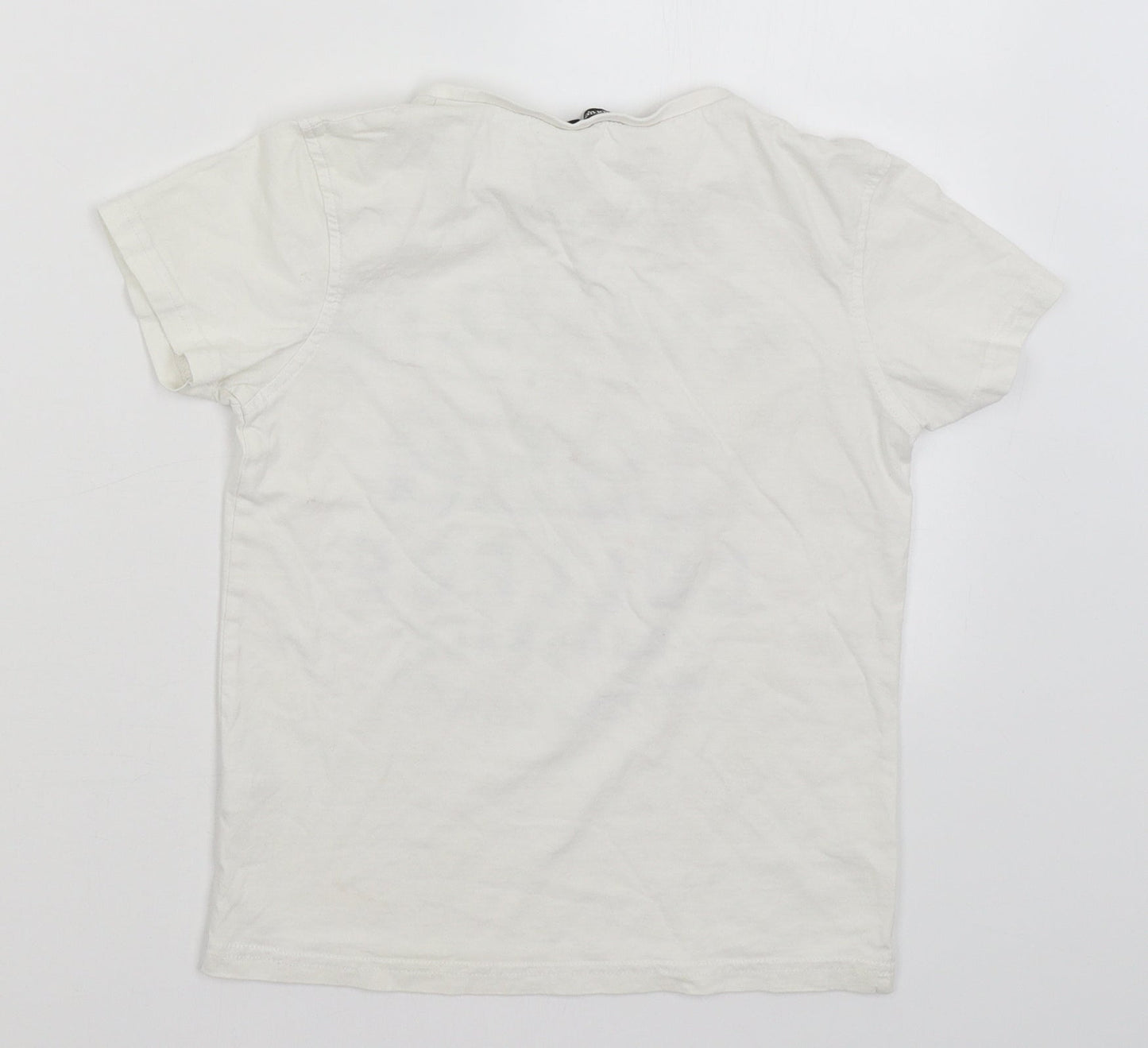 George Boys White   Basic T-Shirt Size 8-9 Years