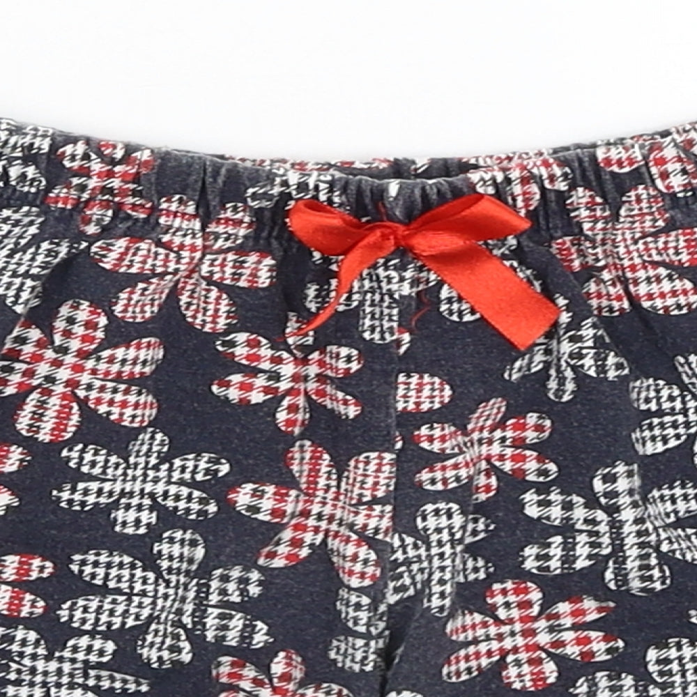 Wonder Womens Blue Floral  Hot Pants Shorts Size S