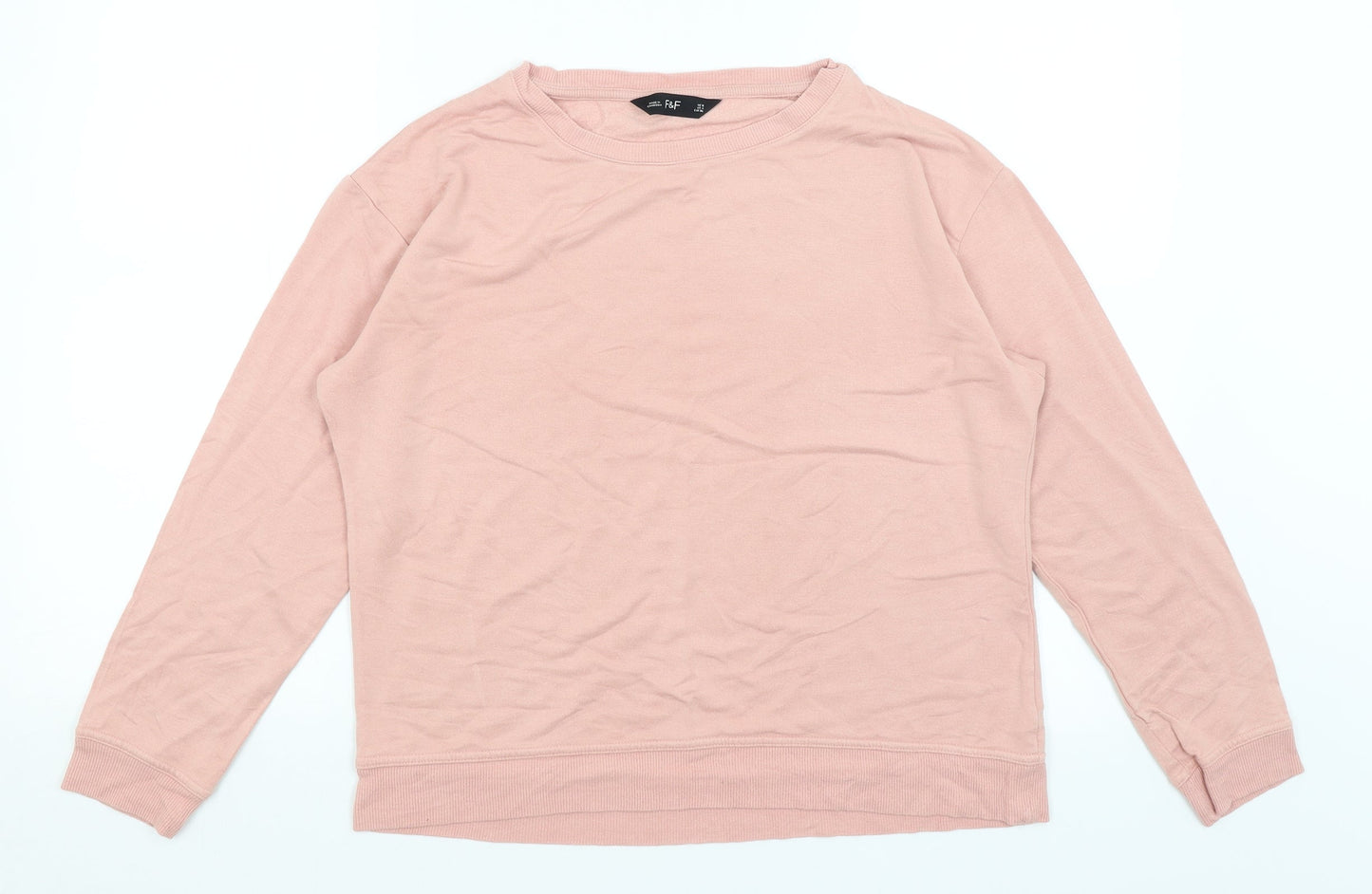 F&F Womens Pink   Pullover Jumper Size 8