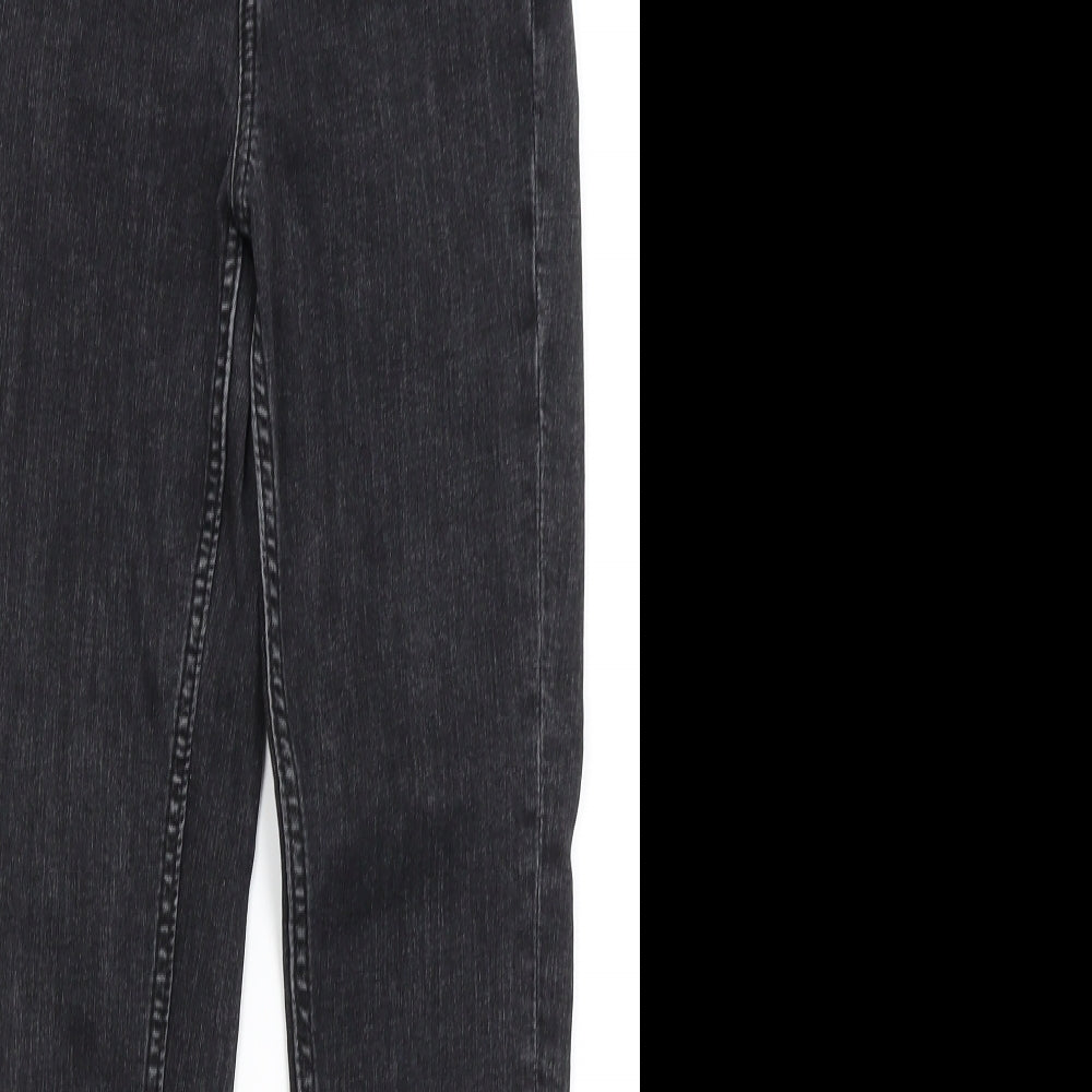 M&S Womens Grey   Skinny Jeans Size 8 L25 in