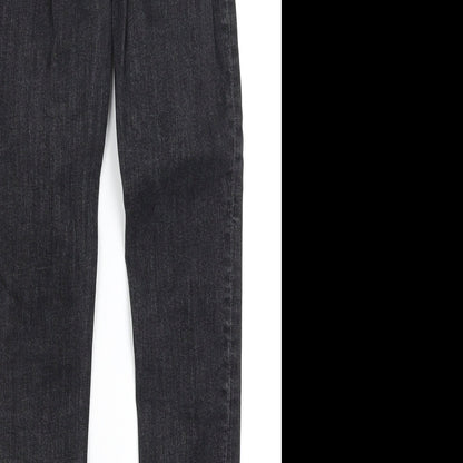 M&S Womens Grey   Skinny Jeans Size 8 L25 in