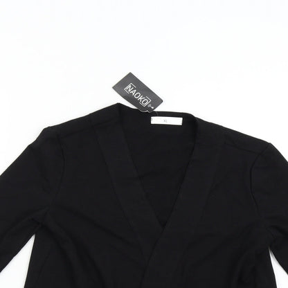 Close-up detail of Noko women’s black jacket, size XL