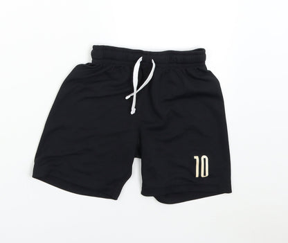 H&M Boys Black   Sweat Shorts Size 6 Years