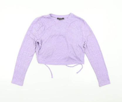 Primark Womens Purple   Pullover Jumper Size L