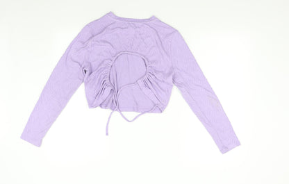 Primark Womens Purple   Pullover Jumper Size L