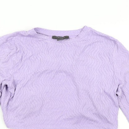 Primark Womens Purple   Pullover Jumper Size L