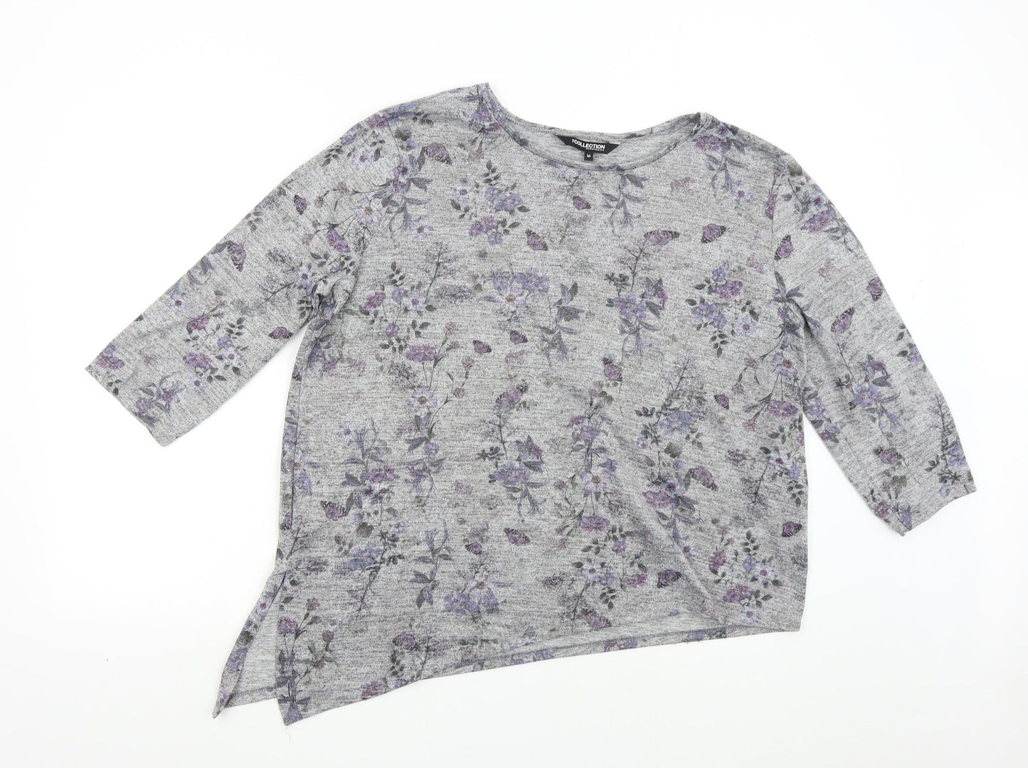 Womens UK Size 16 Debenhams Grey Pullover Jumper