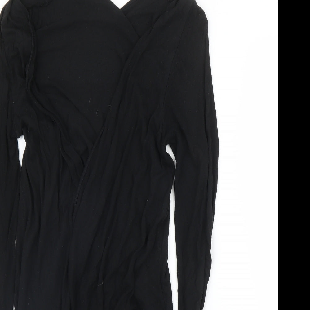 Womens UK Size M TG Black Cardigan Jumper