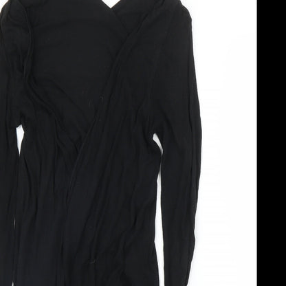 Womens UK Size M TG Black Cardigan Jumper