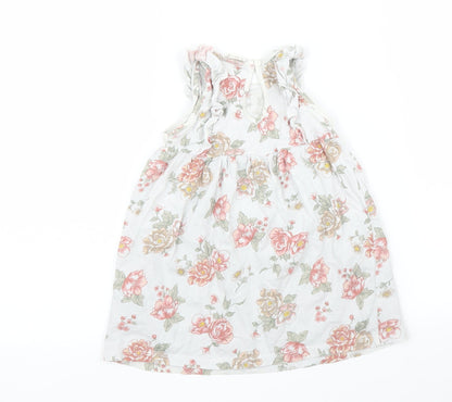 H&M Girls Grey Floral  A-Line  Size 18-24 Months