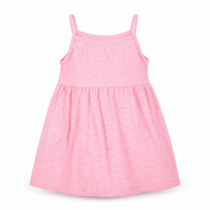 Front view of H&M girls’ pink a-line, size 18-24, months