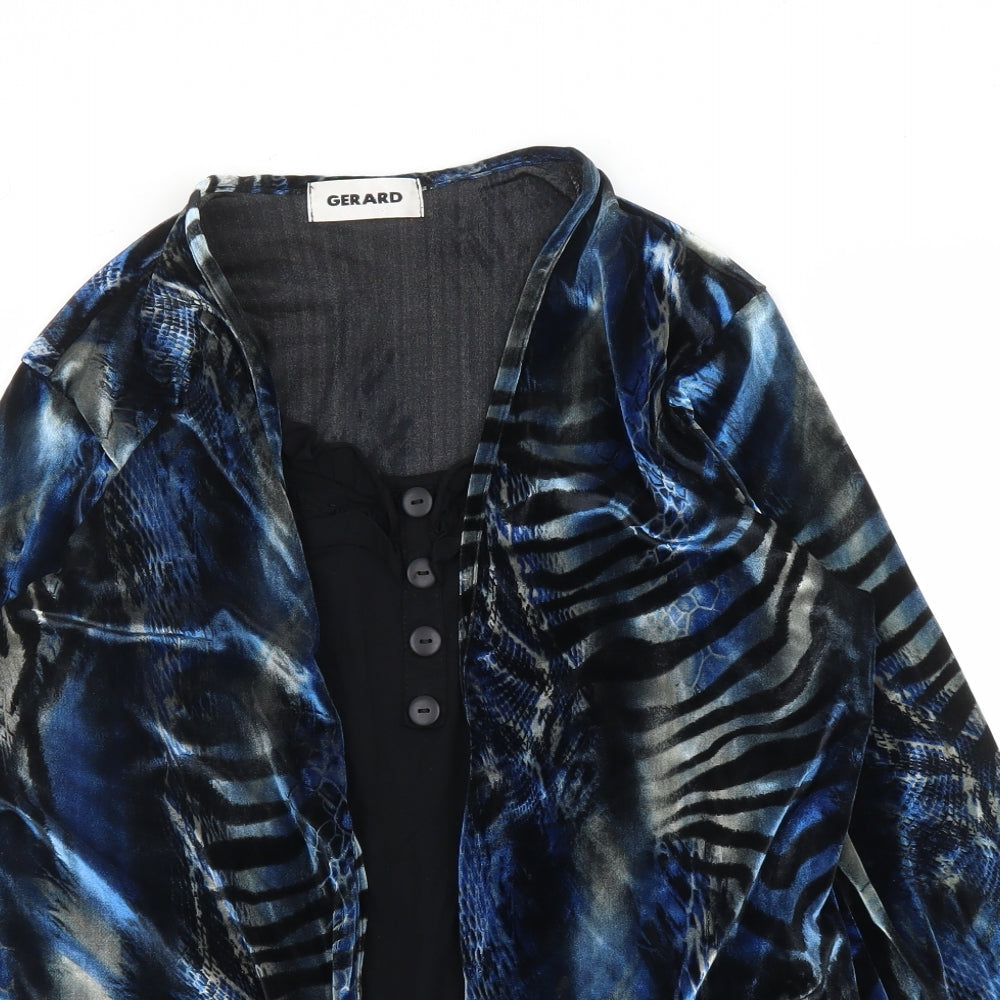 Womens UK Size 14 Gerard Blue Basic Blouse