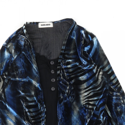 Womens UK Size 14 Gerard Blue Basic Blouse