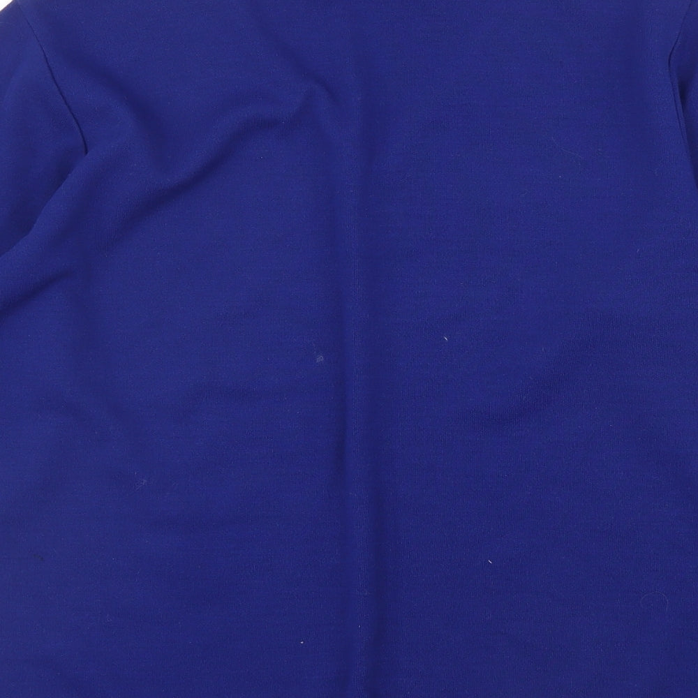 Womens UK Size M Nina Leonard Blue Pullover Jumper