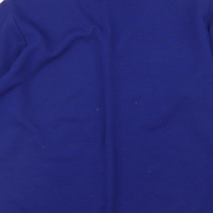 Womens UK Size M Nina Leonard Blue Pullover Jumper