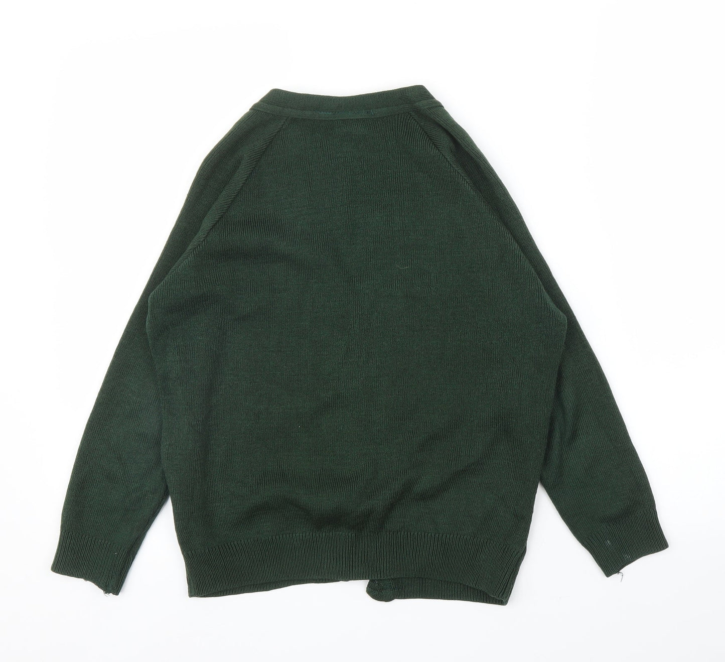 Rowlinson Courtelle Girls Green   Cardigan Jumper Size 10 Years