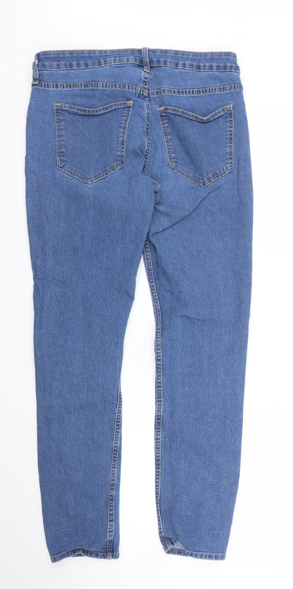 Womens UK Size 31 in Preworn Regular Fit Skinny Blue Jeans