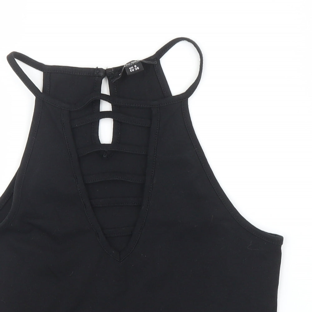 Womens UK Size 8 Select Black Camisole Blouse