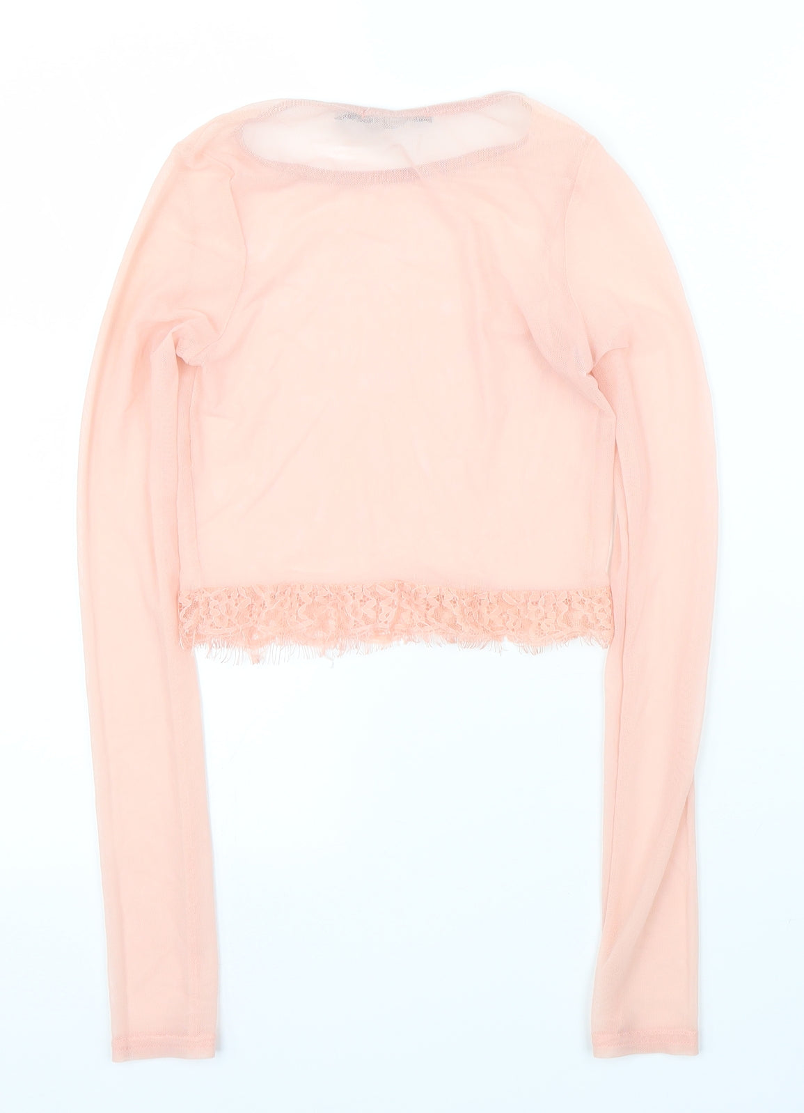 Boohoo Womens Pink   Basic Blouse Size 6