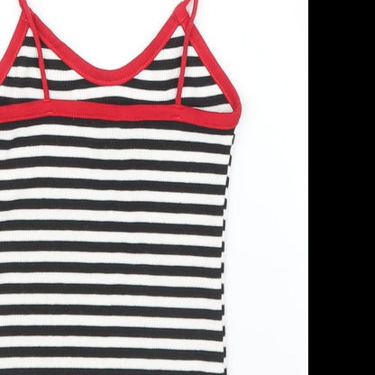 Womens UK Size 6 Topshop Black Camisole Blouse