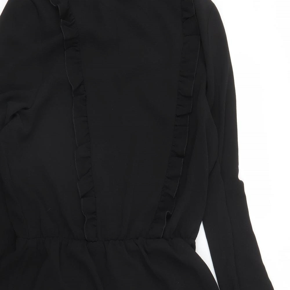 Peacocks Womens Black   A-Line  Size 10