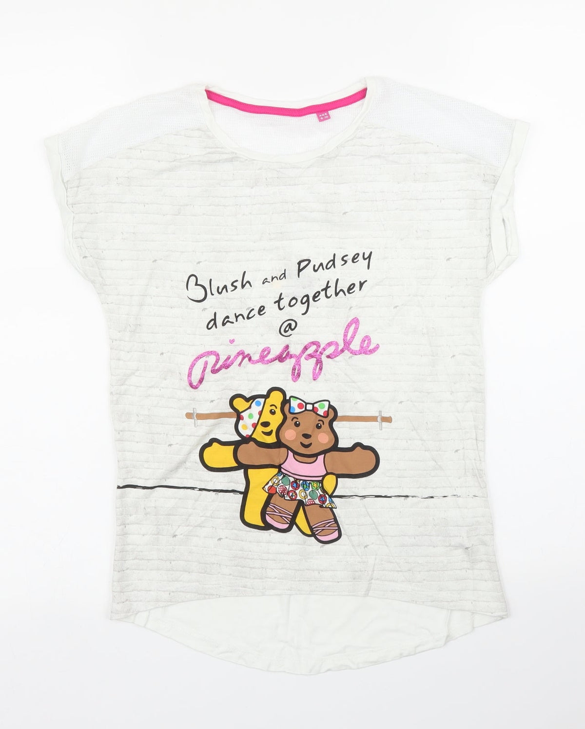 Additional front view of Debenhams girls’ grey basic t-shirt, size 9, years