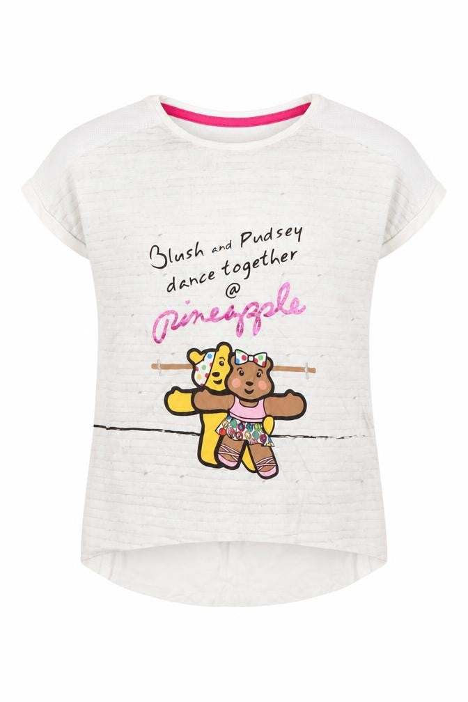 Front view of Debenhams girls’ grey basic t-shirt, size 9, years