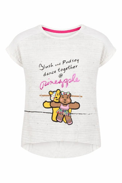 Front view of Debenhams girls’ grey basic t-shirt, size 9, years