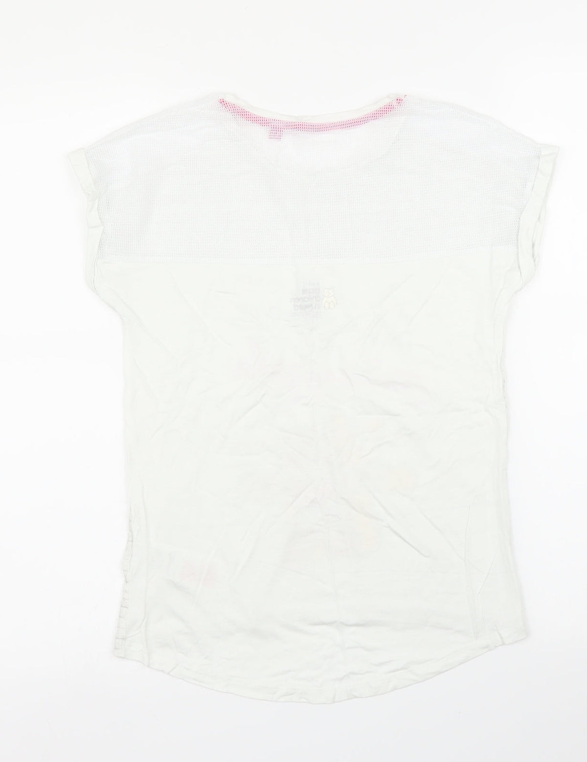 Back view of Debenhams girls’ grey basic t-shirt, size 9, years