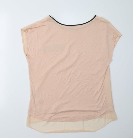 Womens UK Size L Oasis Pink Basic Blouse