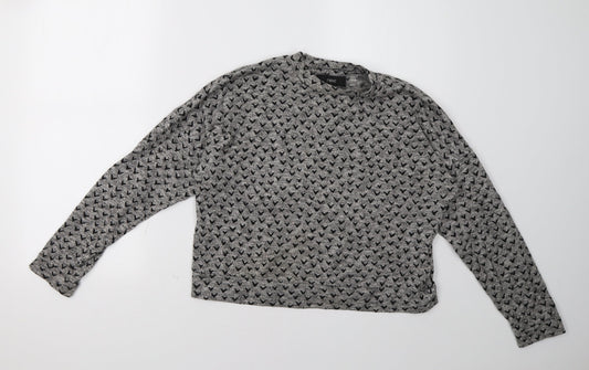 Womens UK Size 12 NEXT Grey Pullover Sweatshirt