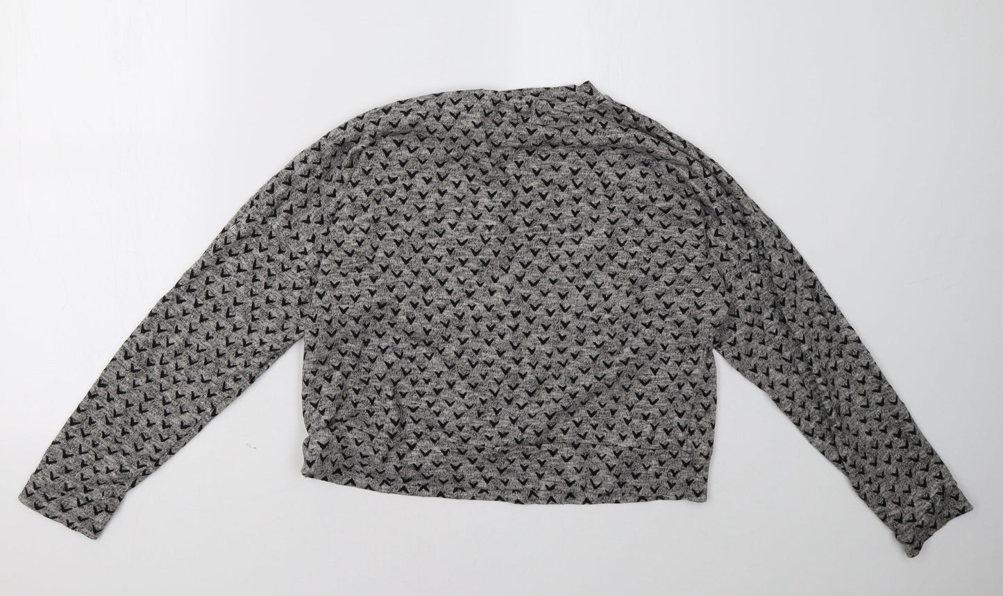 Womens UK Size 12 NEXT Grey Pullover Sweatshirt