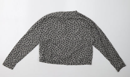 Womens UK Size 12 NEXT Grey Pullover Sweatshirt