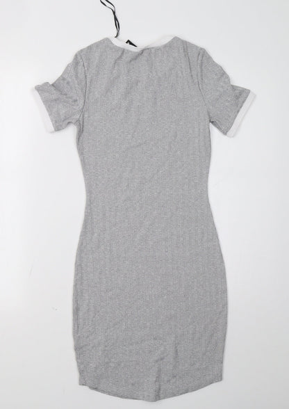 H&M Womens Grey   Bodycon  Size 4