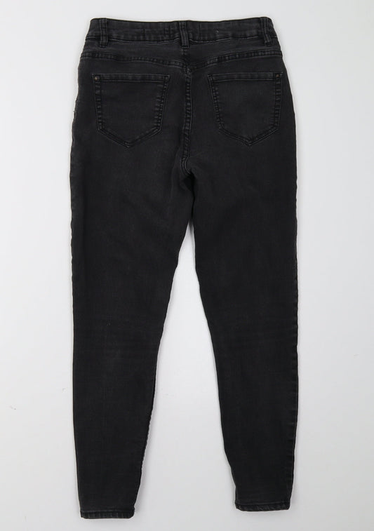 New Look Womens Black  Denim Skinny Jeans Size 10 L27 in