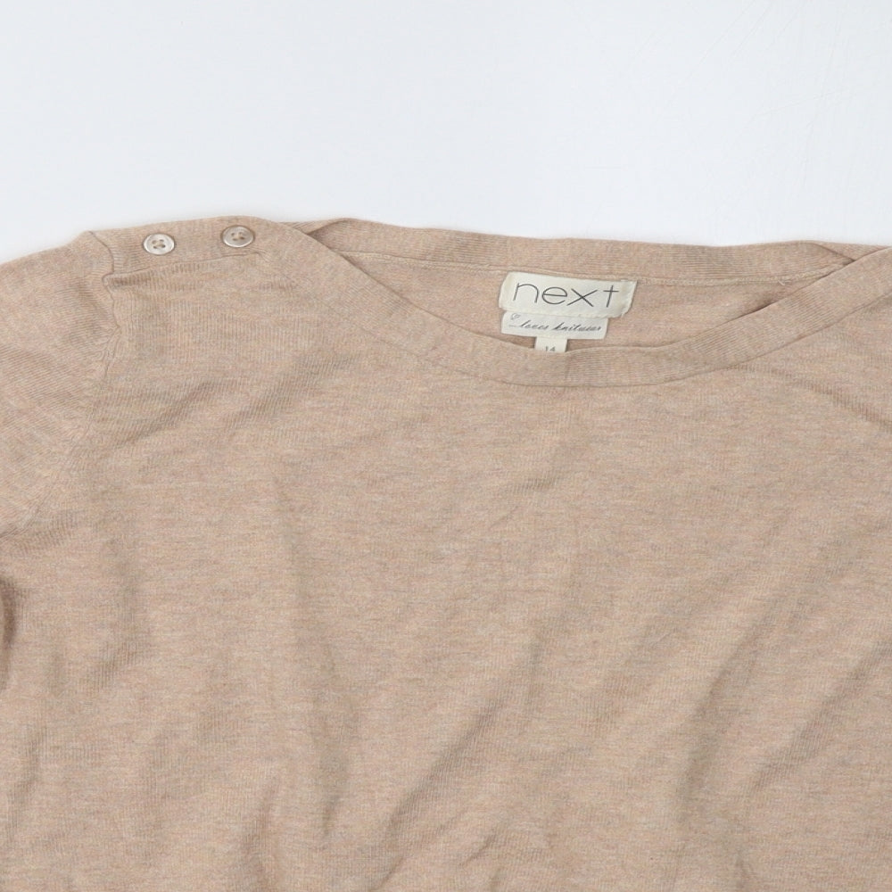 Womens UK Size 14 NEXT Pink Pullover Sweatshirt
